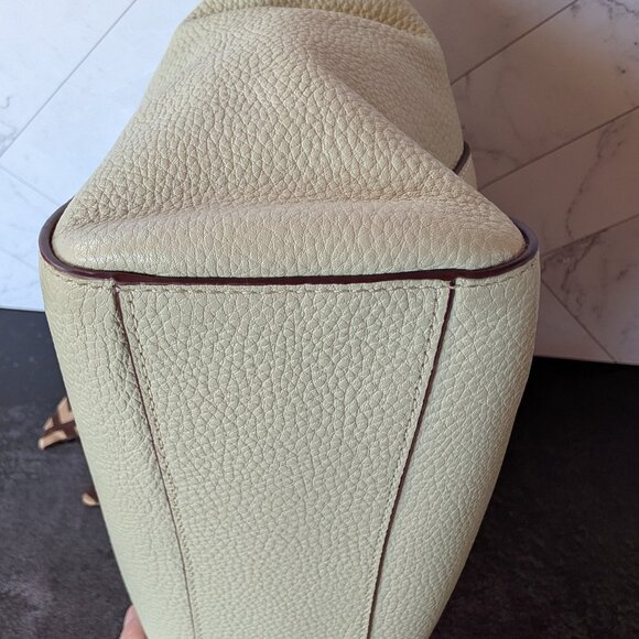 Coach Pebbled Leather Satchel with Strap & Bow Charm F28993 - Picture 6 of 16